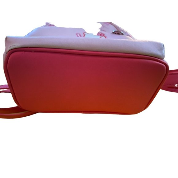 Loungefly Sanrio Hello Kitty Strawberry Milk Pink Mini Backpack - Picture 6 of 7